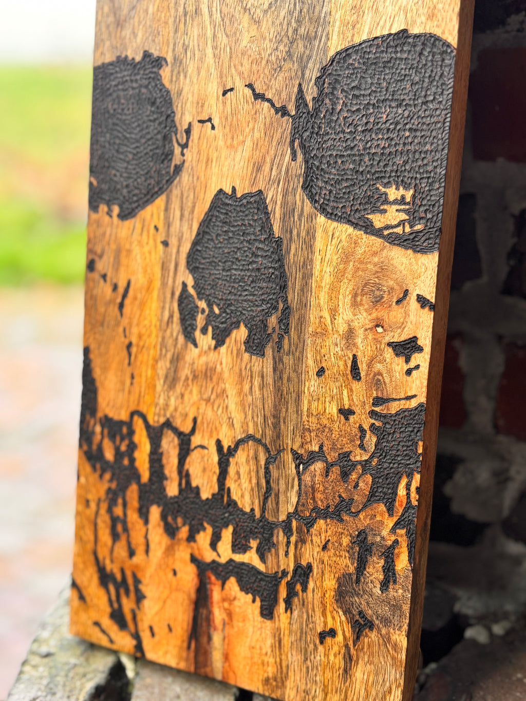 Servierbrett Skull-Face